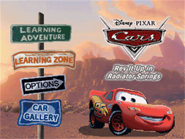 Disney•Pixar Cars: Rev It Up in Radiator Springs - Screenshot - Game Select Image