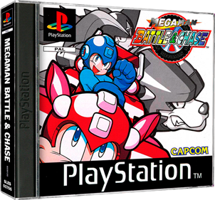 Mega Man Battle & Chase - Box - 3D Image