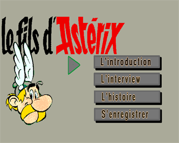 Learn French with Astérix: Le Fils d'Astérix: Disk One - Screenshot - Game Title Image