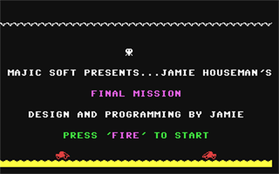 Final Mission - Screenshot - Game Title Image