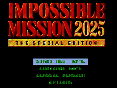 Impossible Mission 2025: The Special Edition - Screenshot - Game Title Image