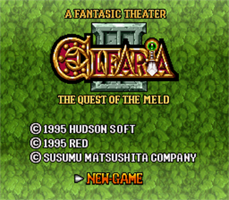 Elfaria II - Screenshot - Game Title Image