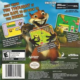 Over the Hedge: Hammy Goes Nuts! - Box - Back Image