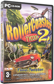 RollerCoaster Tycoon 2: Time Twister - Box - 3D Image