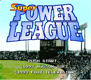 Super Power League - Screenshot - Game Title Image