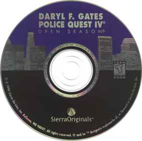 Daryl F. Gates Police Quest: Open Season - Disc Image