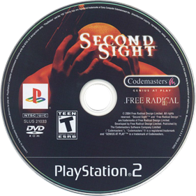 Second Sight - Disc Image