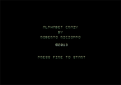 Alphabet Crazy - Screenshot - Game Title Image