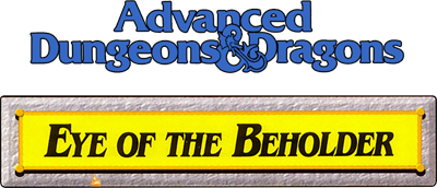 Advanced Dungeons & Dragons: Eye of the Beholder - Clear Logo Image