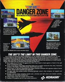 Top Gun: Danger Zone - Box - Back Image