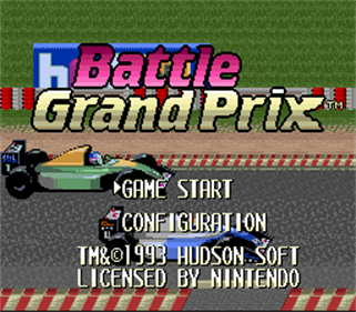 Battle Grand Prix - Screenshot - Game Title Image