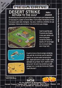 Desert Strike: Return to the Gulf - Box - Back Image