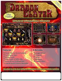 Dragon Slayer - Advertisement Flyer - Front Image