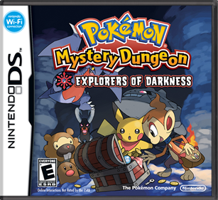 Pokémon Mystery Dungeon: Explorers of Darkness - Box - Front - Reconstructed Image