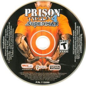 Prison Tycoon 4: SuperMax - Disc Image