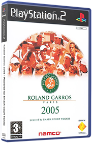 Roland Garros 2005: Powered by Smash Court Tennis - Box - 3D Image