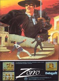 Zorro - Advertisement Flyer - Front Image