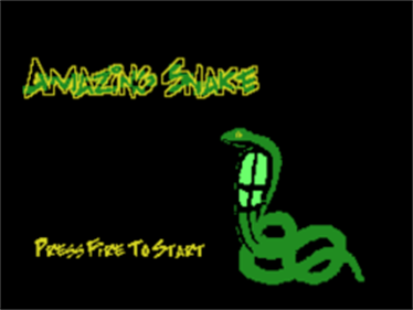 Amazing Snake - Screenshot - Game Title Image