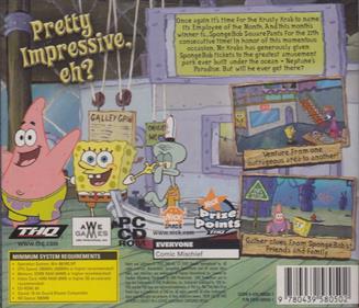 Spongebob Squarepants: Employee of the Month - Box - Back Image