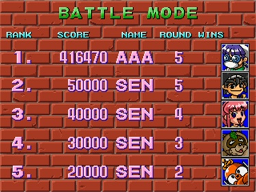Battle Balls - Screenshot - High Scores Image