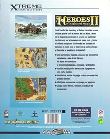 Heroes of Might and Magic II (Gold Edition) - Box - Back Image