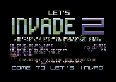 Let's Invade 2 - Screenshot - Game Select Image