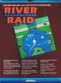 River Raid - Box - Back Image