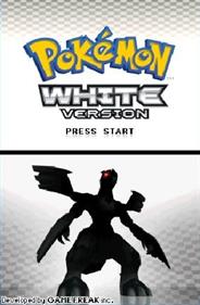 Pokémon White Version - Screenshot - Game Title Image