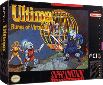 Ultima: Runes of Virtue II - Box - 3D Image