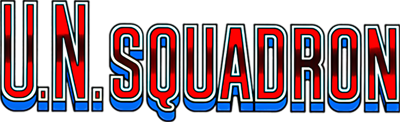 U.N. Squadron - Clear Logo