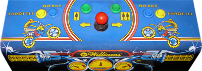 MotoRace USA - Arcade - Control Panel Image