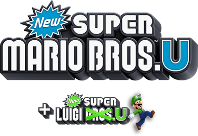 New Super Mario Bros. U + New Super Luigi U - Clear Logo Image