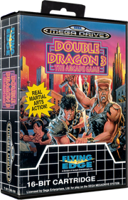 Double Dragon 3: The Arcade Game - Box - 3D Image