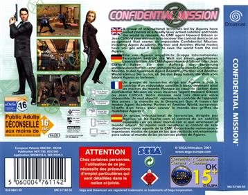 Confidential Mission - Box - Back Image