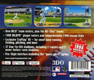 High Heat Baseball 2000 - Box - Back Image