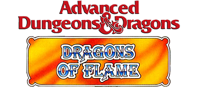 Advanced Dungeons & Dragons: Dragons of Flame - Clear Logo Image