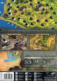 American Conquest: Divided Nation - Box - Back Image