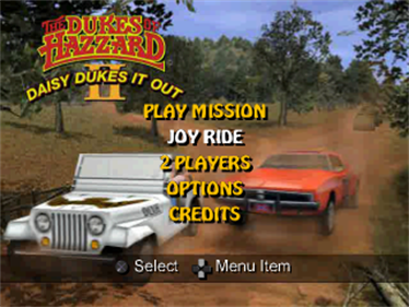 The Dukes of Hazzard II: Daisy Dukes it Out - Screenshot - Game Title Image