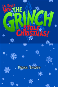 Dr. Seuss: How the Grinch Stole Christmas! - Screenshot - Game Title Image