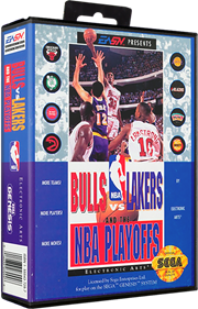 Bulls vs Lakers and the NBA Playoffs - Box - 3D Image
