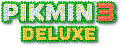 Pikmin 3 Deluxe - Clear Logo Image