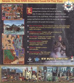 Heroes of Might and Magic II: The Succession Wars - Box - Back Image
