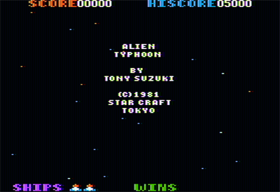Alien Typhoon - Screenshot - Game Title Image