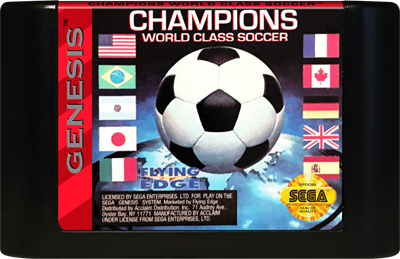 Champions World Class Soccer - Cart - Front Image