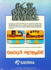 B.C. II: Grog's Revenge - Box - Back Image