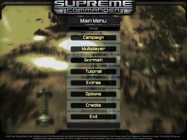 Supreme Commander - Screenshot - Game Title Image