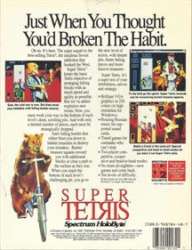 Super Tetris - Box - Back Image