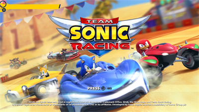 Team Sonic Racing - Screenshot - Game Title Image