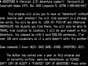 Adventureland - Screenshot - Game Title Image