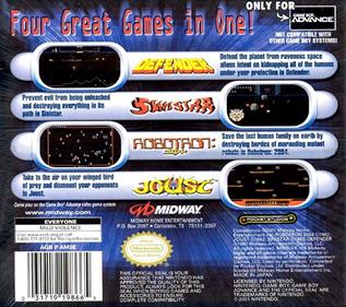 Midway's Greatest Arcade Hits - Box - Back Image